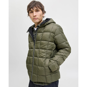 Veste de baseball pour homme de haute qualité fabriquée en 2026, coupe-vent personnalisé, veste matelassée bomber rembourrée, streetwear décontracté - Product Image 2