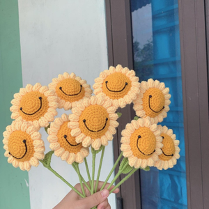 Flores de hilo caprichosas 100% hechas a mano para flores eternas - Product Image 6