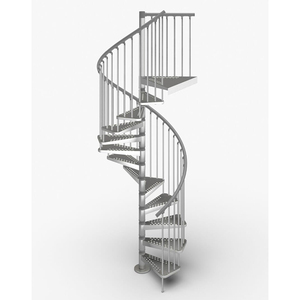 Kit d'<span class=keywords><strong>escalier</strong></span> et de garde-corps en colimaçon pour cour extérieure de maison Escaliers d'extérieur durables de haute qualité en plein air en métal et en acier - Product Image 2