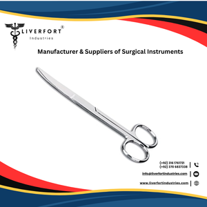 Ciseaux chirurgicaux TOP Dressing droits 5,5 pouces (14 cm) à pointes aiguisées et émoussées, modèle standard, en acier inoxydable - Product Image 2