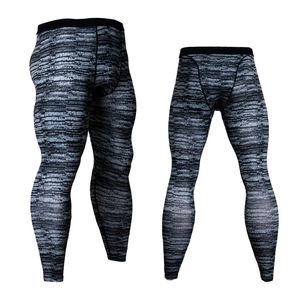 Leggings de yoga pour hommes, nouvelle collection, tendance, haute qualité, haute élasticité, motif sublimation uni, matière spandex respirante et séchage rapide - Product Image 2