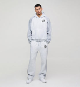 Sudaderas con Capucha y Logotipo Personalizado, Conjuntos Deportivos de Felpa para Hombre, Sudadera Informal con Hombros Caídos, Unisex, de Algodón, Secado Rápido, Ecológicas - Product Image 1