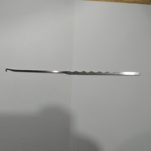 Sonda artroscopica manuale in acciaio inossidabile da 3 mm con gancio, certificata CE Classe I per set artroscopici del <span class=keywords><strong>ginocchio</strong></span>, applicazioni ORL e <span class=keywords><strong>ortopedia</strong></span> - Product Image 4