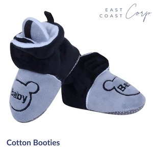 Botas de bebé de algodón para niños y niñas Diseño de altura de tobillo cómodo y transpirable Todas las estaciones Calcetín de invierno Verano Primavera - Product Image 1