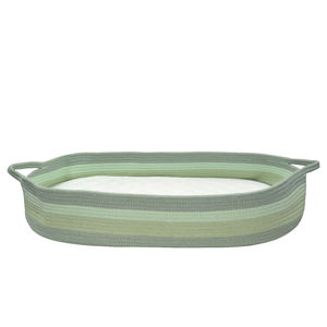 2025 Newest Design Cotton Rope Diaper Caddy Baby Changing <strong>Basket</strong> Macrame <strong>Moses</strong> <strong>Basket</strong> - Product Image 5