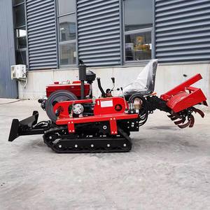 High Quality 50 Hp Ride-On <b>Rotary</b> Tiller Crawler Tractor Best Agricultural <b>Machinery</b> Parts - Product Image 2