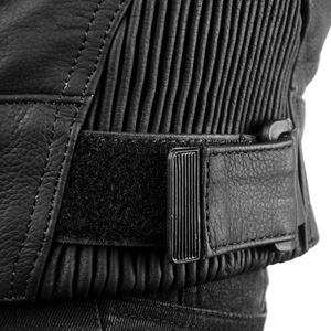 Transporter Black Genuine Leather Racing Motorbike Jacket Track Racers CE-Certified Armours Protection Motorcycle Jacket For Men - Product Image 6