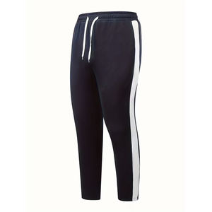 Survêtement de football décontracté pour hommes adultes, bleu marine, respirant, léger, confortable, coupe régulière, pour entraînement sportif en extérieur - Product Image 4