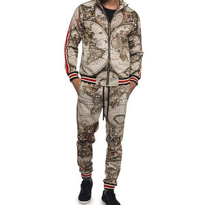 Venta caliente Hombres Ropa deportiva Traje de chándal transpirable Cierre de cremallera personalizado Calidad Premium Precio bajo Ropa deportiva Chándal - Product Image 1
