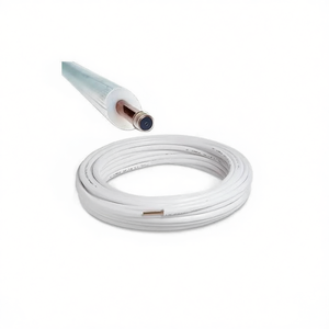 Rouleau de 15 m de tuyau en cuivre isolé et recouvert de 3/8 pouces pour climatisation - Product Image 3