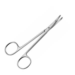 Tijeras de disección KILNER de alta calidad, punta roma plana curvada, 125mm, tijera de sala de cirugía quirúrgica de 5 pulgadas - Product Image 2