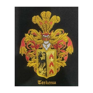 Écussons brodés à la main personnalisés, blasons familiaux, armes, badges, style classique, design de boutons, fils de bullion, matériaux en soie - Product Image 1