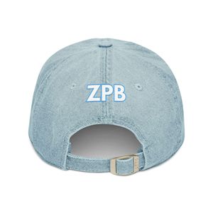 ZPB Trucker Casual 5-Panel <b>Denim</b> Hat Embroidery Adjustable Gold Copper Buckle Custom Colors Logo Four Seasons Birthday Outdoor - Product Image 2