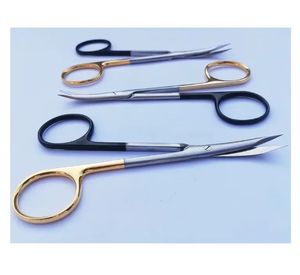 Instrumentos quirúrgicos médicos Instrumentos quirúrgicos avanzados Tijeras quirúrgicas TC Iris Tijeras de primeros auxilios de hoja recta - Product Image 6