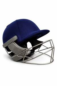 Casque de batteur de cricket Mahaplay taille XL en acier inoxydable et plastique léger bleu/noir fabriqué en Inde - Product Image 6