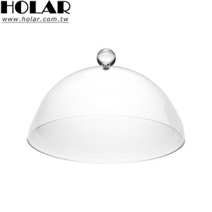 [Holar] Taiwan Made 20 cm 8 "Multifonctionnel En Plastique Cuisine Transparent Gâteau Plateau De Service avec Couvercle - Product Image 1