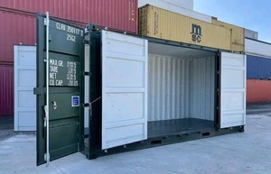 Contenedor de Carga de 20 Pies de Longitud Completa con Puerta Lateral, Unidad de Envío y Almacenamiento de Acero de Altura Estándar para Carga Fácil de Mercancías de Gran Tamaño - Product Image 5