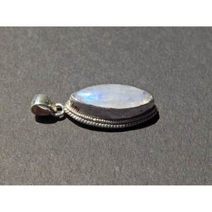 Handmade 925 Sterling Silver Boho Pendant Natural Moonstone <b>Jewelry</b> for Women and Girls <b>Summer</b> Gift - Product Image 5