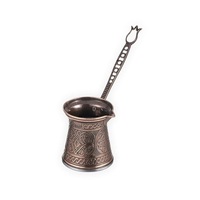 Cafetière turque Moka, machine à expresso pour cuisinière à Induction, cafetière de Camping, chauffe-café grec arabe, poignée en laiton Cezve
