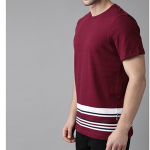 Camiseta informal lisa con cuello redondo para hombres y niños, ropa teñida, de algodón puro, venta al por mayor - Product Image 4
