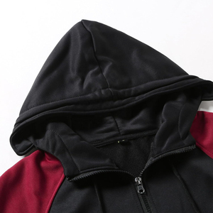 Sudadera con capucha de peso pesado para hombre 100% algodón logotipo personalizado talla grande patrón sólido invierno liso teñido con bolsillo lateral con cremallera - Product Image 3