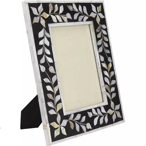 Photo <b>Frame</b> Top Design Mother of Pearl <b>Picture</b> Best Selling Handmade Resin Bone & Wood Wholesale Hot Selling Trendy Hot - Product Image 3