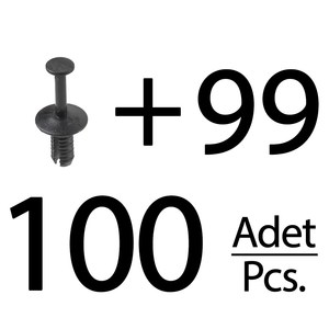 <b>Bumper</b> <b>Clips</b> for BMW, Mercedes, Opel - 100 Pieces - Product Image 1