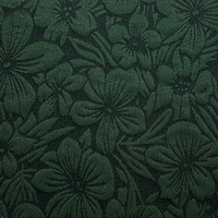 Tissu jacquard tissé en polyester texturé en relief, motif floral 3D dimensionnel, pour robe de mariée, vêtement
