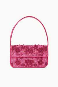 Bolso de mano con cuentas florales tropicales: Bolso fiesta mexicano con cadena cruzada - Product Image 2