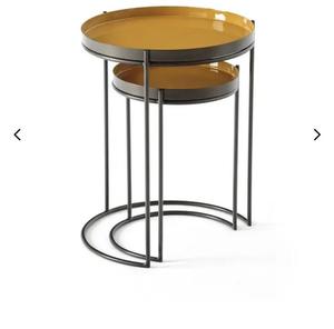 Table d'appoint moderne en métal à usage décoratif pour la maison hôtel salon table de meubles en métal fini doré table basse de thé - Product Image 6