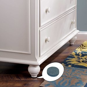 50 Pack Heavy Duty Furniture <b>Pads</b> for Hardwood & Laminate Floors Self-Stick 1 Round <b>Pad</b> Floor Protection - Product Image 3