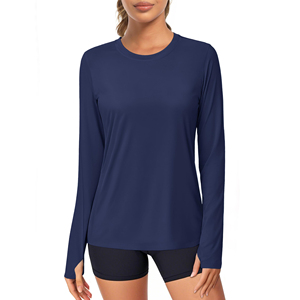 Chemise légère pour femmes-Style élégant confortable, idéal pour les réunions décontractées, col rond, idéal pour les commandes en gros, coupe élégante - Product Image 1