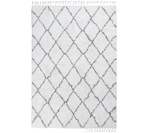 Tapis moderne en coton tissé Impressions géométriques douces à tissage plat aux tons neutres pour les intérieurs urbains New Age Disponible en gros - Product Image 1