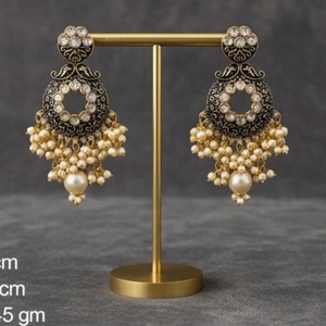 Bijoux traditionnels élégants antiques Mangalsutra 8cm 45gm avec un artisanat authentique parfait pour les femmes à porter quotidiennement - Product Image 3