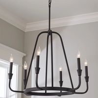 Lustre industriel en métal à 3 lumières LED avec abat-jour métalliques, blanc chaud, intensité réglable, éclairage suspendu moderne style ferme