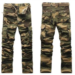 Vente chaude Nouveau Pantalon cargo droit unisexe Longueur longue en coton Décontracté Ample avec poches Vêtement de sport Anti-plis Boxe - Product Image 4