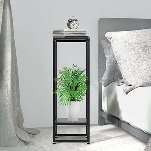 High Quality Newest Design Iron Flower <b>Stand</b> Tall Size Black Finished Square Flower <b>Stand</b> Side <b>Corner</b> Decorate Living Room - Product Image 3