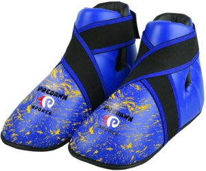 Protège-pieds de karaté - Cuir véritable/artificiel Logo et design personnalisés Toutes les tailles disponibles - Product Image 1