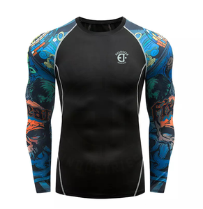 Chemise de compression athlétique de haute qualité pour hommes Gym Rush Guard du fabricant pakistanais - Product Image 2