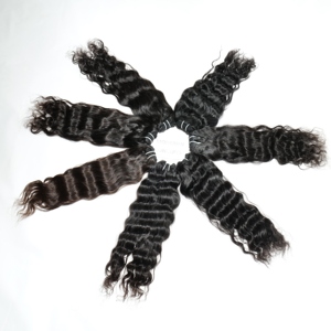 Venta al por mayor mejor precio pelo virgen indio crudo sin procesar paquetes ondulados cutícula alineado Temple extensiones de cabello humano - Product Image 1