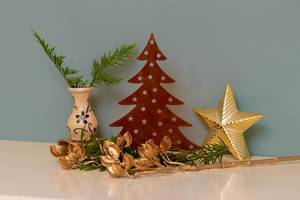 Top de table d'arbre de Noël en métal le plus vendu meilleure qualité en vrac du fabricant indien - Product Image 5