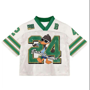 Nueva sublimación personalizada Fabricantes de camisetas de fútbol americano Malla transpirable Sublimación Camisetas de fútbol callejero Camiseta de equipo - Product Image 4