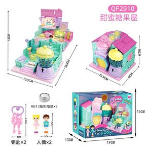 Casa de Muñecas de Juguete para Niñas, Modelo de Castillo de Princesa, Villa, Casa de Juegos, Juego de Mini Juguetes Sorpresa - Product Image 4