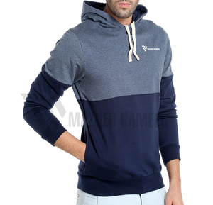 เสื้อมีฮู้ดแบบสวมหัวผ้าฝ้ายหนาอบอุ่นสำหรับทุกเพศเสื้อฮู้ดแบบสวมหัวโลโก้ที่กำหนดเองเป็นมิตรกับสิ่งแวดล้อมสำหรับฤดูหนาว - Product Image 3