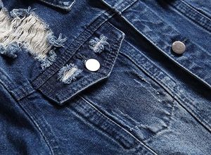 <b>Mens</b> Fashionable Winter <b>Jackets</b> HighQuality Windbreaker, Vintage Ripped Denim, and Slim Fit Streetwear Jean <b>Jackets</b> - Product Image 4