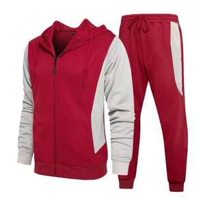 Vente en gros de vêtements de sport d'hiver pour entraînement, survêtements personnalisés unisexe pour enfants, jogging, cordon de serrage respirant à capuche, teints en couleur unie - Product Image 5