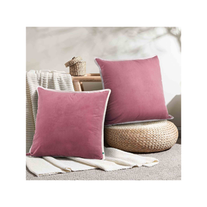 Cojín de moda bordado de algodón 100% biodegradable de color liso con tecnología de secado rápido perfecto para todas las estaciones - Product Image 6