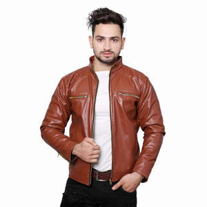 Blouson d'hiver Vintage en cuir de vache véritable pour homme, vêtement de Moto Racer élégant et de haute qualité, prix raisonnable, OEM - Product Image 5