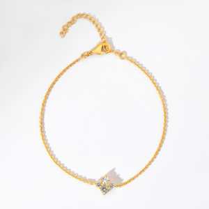 Lotus Sterling Silver <b>Gemstone</b> <b>Bracelet</b> in Gold/Silver/Rose Gold - Product Image 3