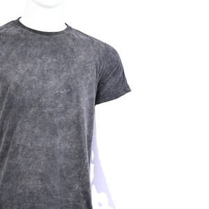 T-shirt 100% coton pour homme, coupe ample, léger, vintage, design dégradé, impression numérique respirante, lavage à l'acide personnalisé - Product Image 5